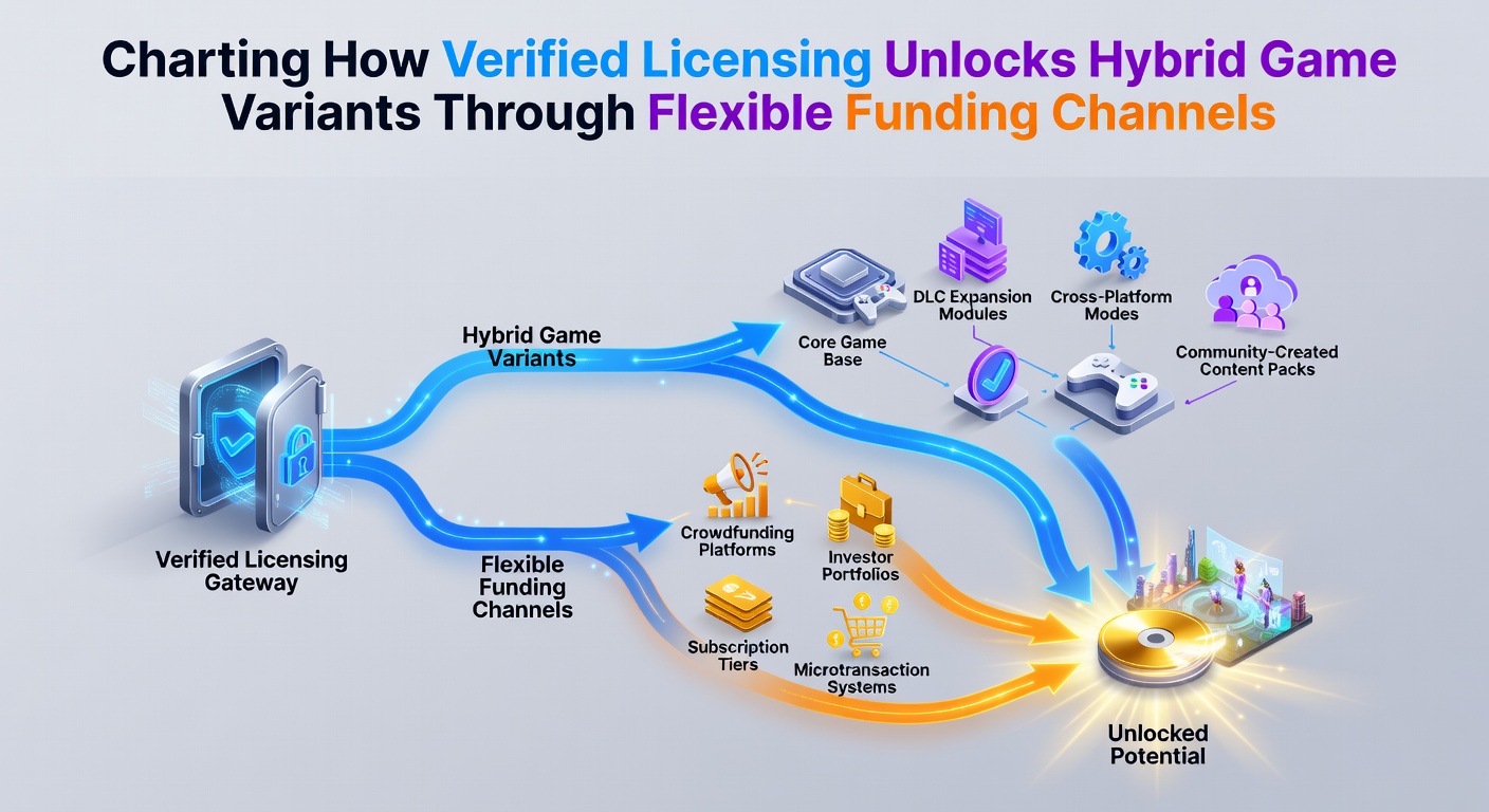 Illustration of verified licensing frameworks supporting hybrid gaming innovations and funding pathways