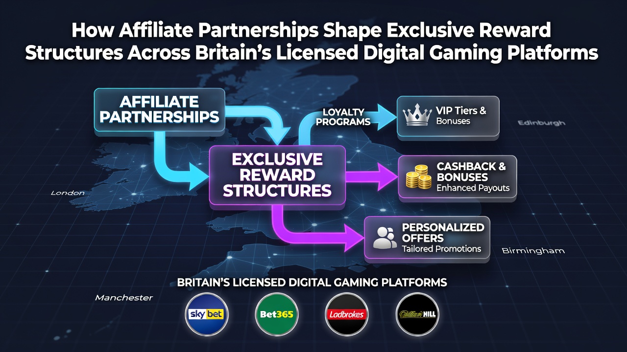 Affiliate partnerships shaping reward structures on UK licensed gaming platforms