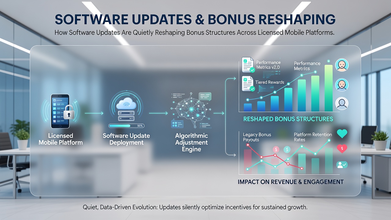 Close-up of code deployment screen highlighting changes to mobile bonus systems