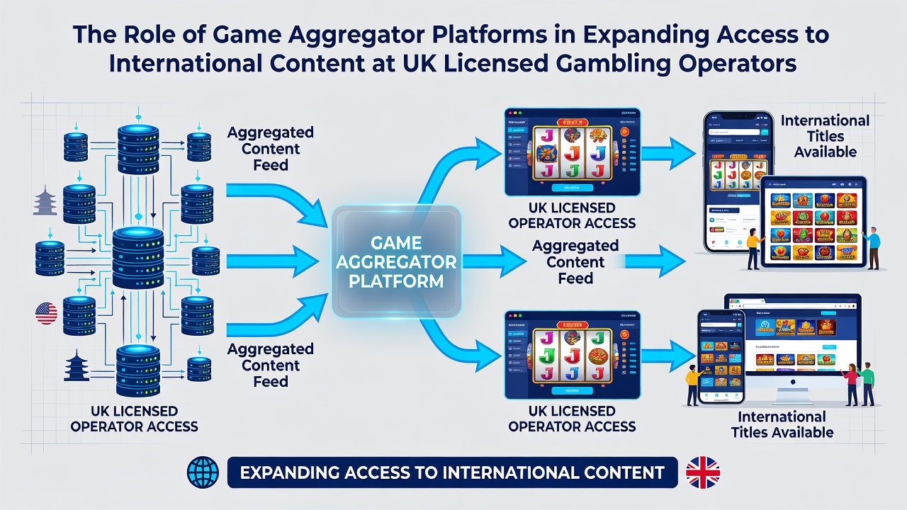 Centralized game aggregation systems enabling seamless integration of global casino titles into UK licensed venues